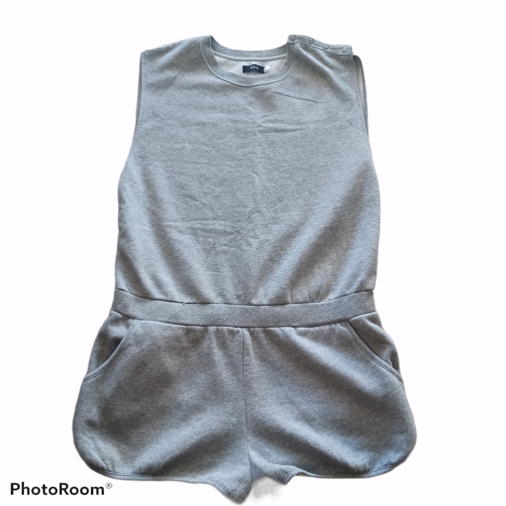 BDG Women's L Grey Romper